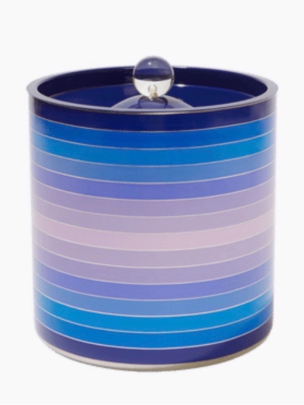 ✨ Jonathan Adler Scala Ice Bucket | Blue Ombré Double-Wall Stainless Steel | NIB